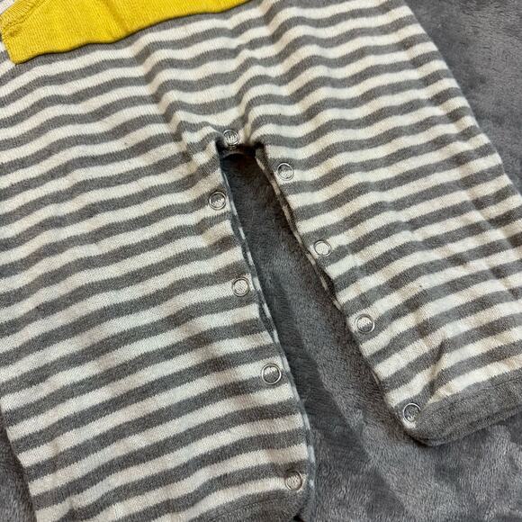 ToobyDoo Sweater Romper Cashmere Gray Stripe 12-18 Months Baby Toddler Boys - Picture 4 of 7